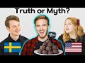 American girl and Swedish guy React to Swedish stereotypes!
