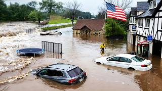 Alabama & Texas in Chaos!🌊 Massive Flash Floods Hit Huntsville — Homes Submerged & Vehicles Trapped
