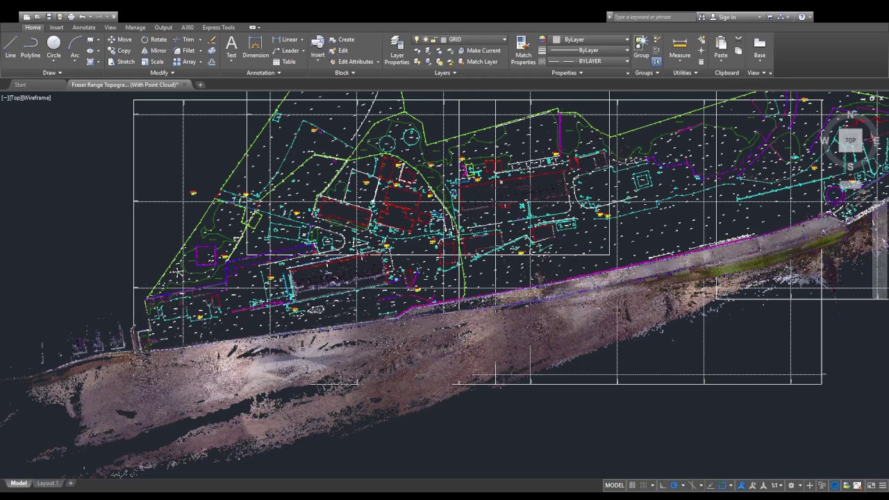 Autodesk AutoCAD - Fraser Range Topographical Survey With Point Cloud 2 ...