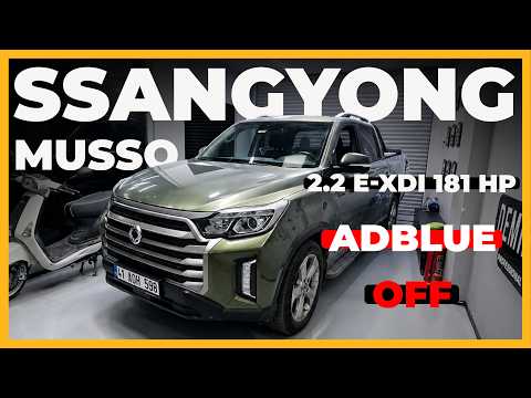 SsangYong Musso AdBlue OFF Uygulaması | 2.2 e-XDi 181 HP ECU Yazılımı