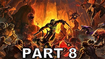 DOOM ETERNAL Walkthrough Gameplay Part 8 - Super Gore Nest