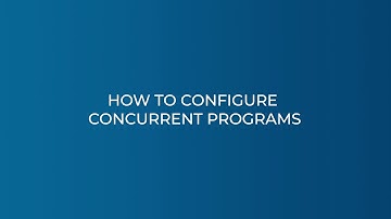 How to Configure Concurrent Programs