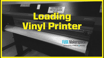 How to Loading the Vinyl Printer/Cutter at FUSE