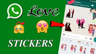 WhatsApp Main Love Stickers Add Kaise Kare/WhatsApp Love Stickers/WhatsApp Love Stickers App 🔥🔥🔥 screenshot 4