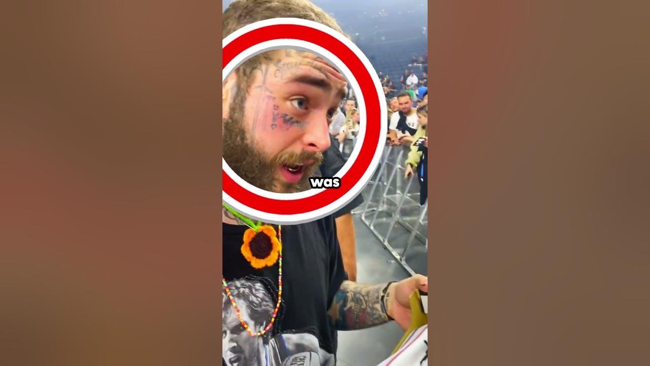 This FAN Made Post Malone CRY..! #shorts #viral #concert #postmalone