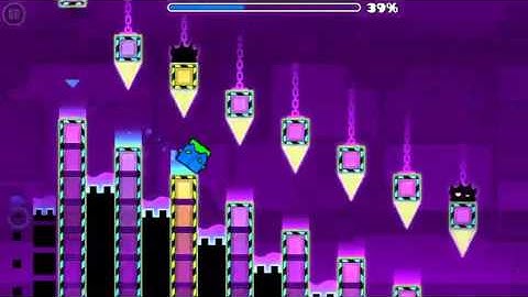 Geometry Dash Meltdown ("Airborne Robots" By : Robtop - All 3 Coins - 100%)