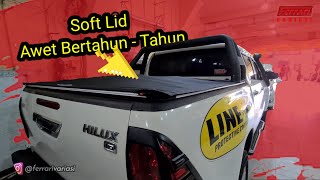MOBIL HILUX REVO PASANG TERPAL SOFT LID CARRY BOY screenshot 5