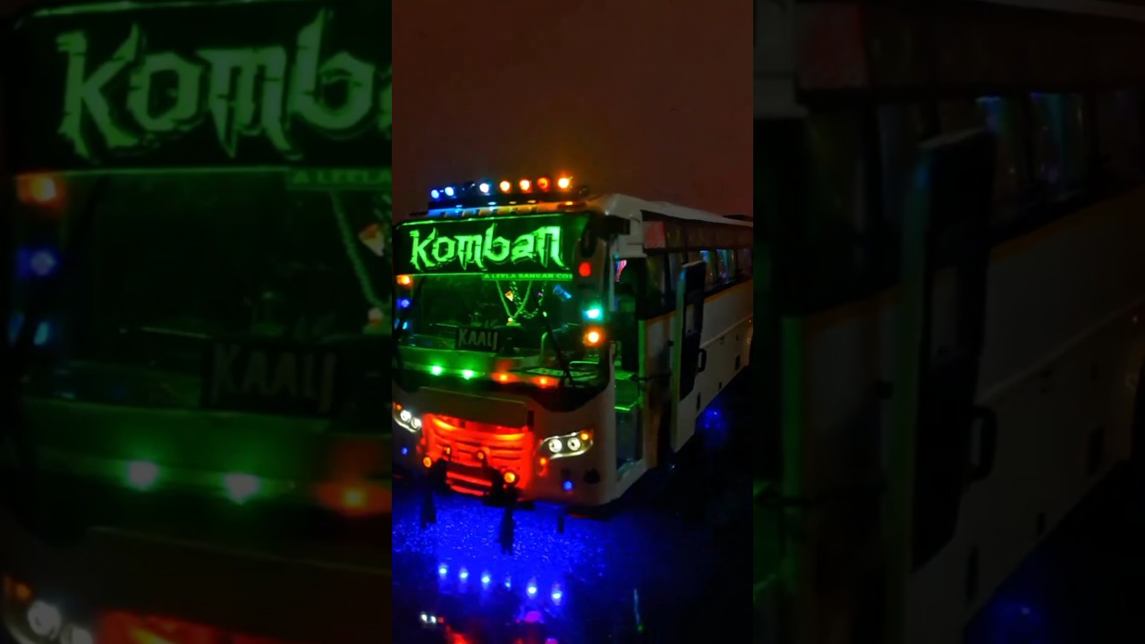 Tourist bus miniature Komban holidays