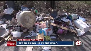 Trash piling up is a major concern in Indianapolis neighborhoods