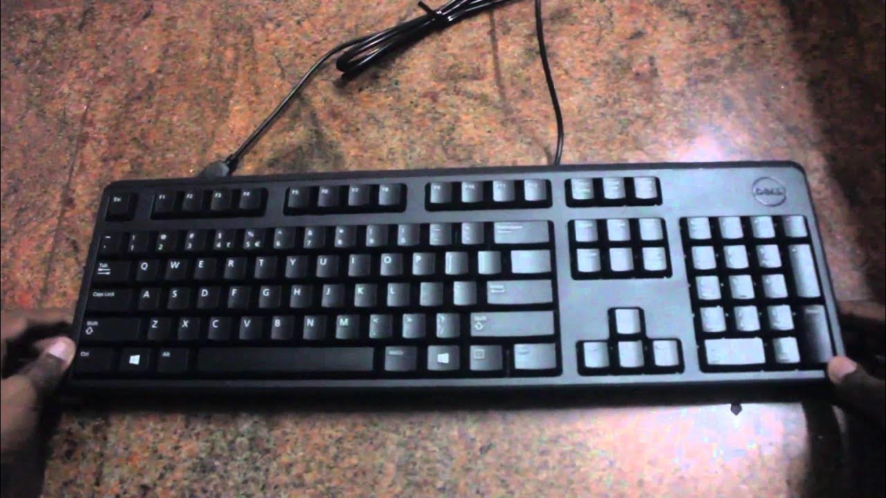 Dell KB212 USB Keyboard Unboxing and a Quick review YouTube