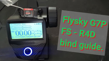 Flysky G7P FS-R4D bind set up
