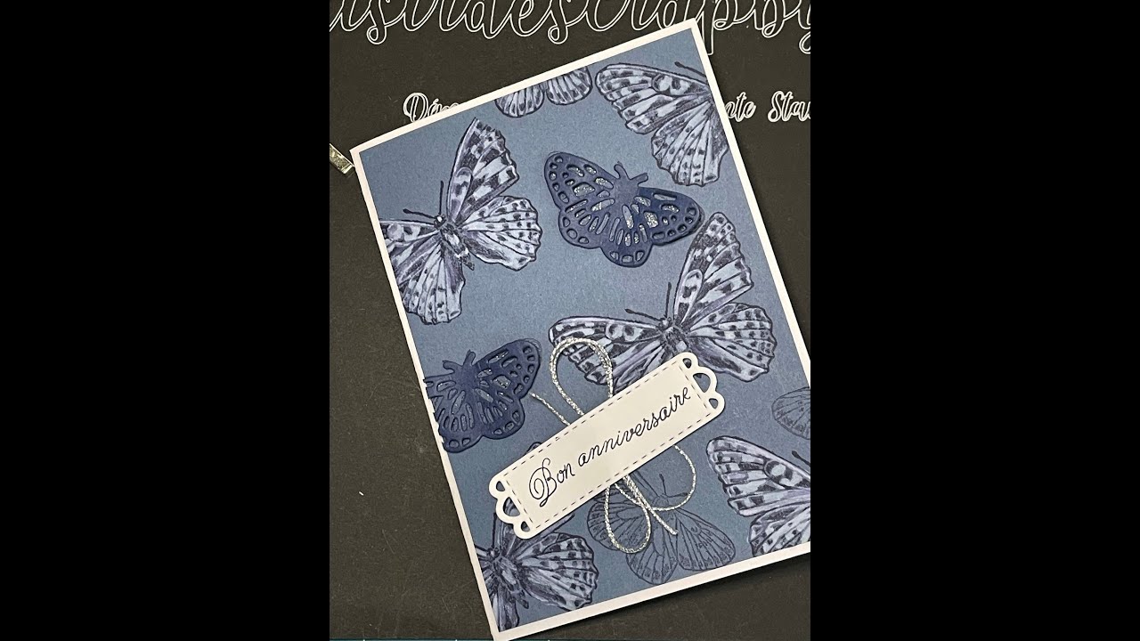 TUTO magnifique carte papillon avec effet pop up partie 2