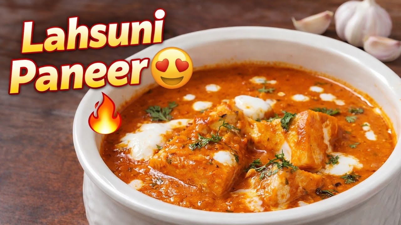 Restaurant Style Lahsuni Paneer | Easy & Quick Dinner Recipe