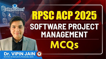 RPSC ACP 2025 | Software Project Management Important MCQs | Complete Practice Set RPSC Aspirants