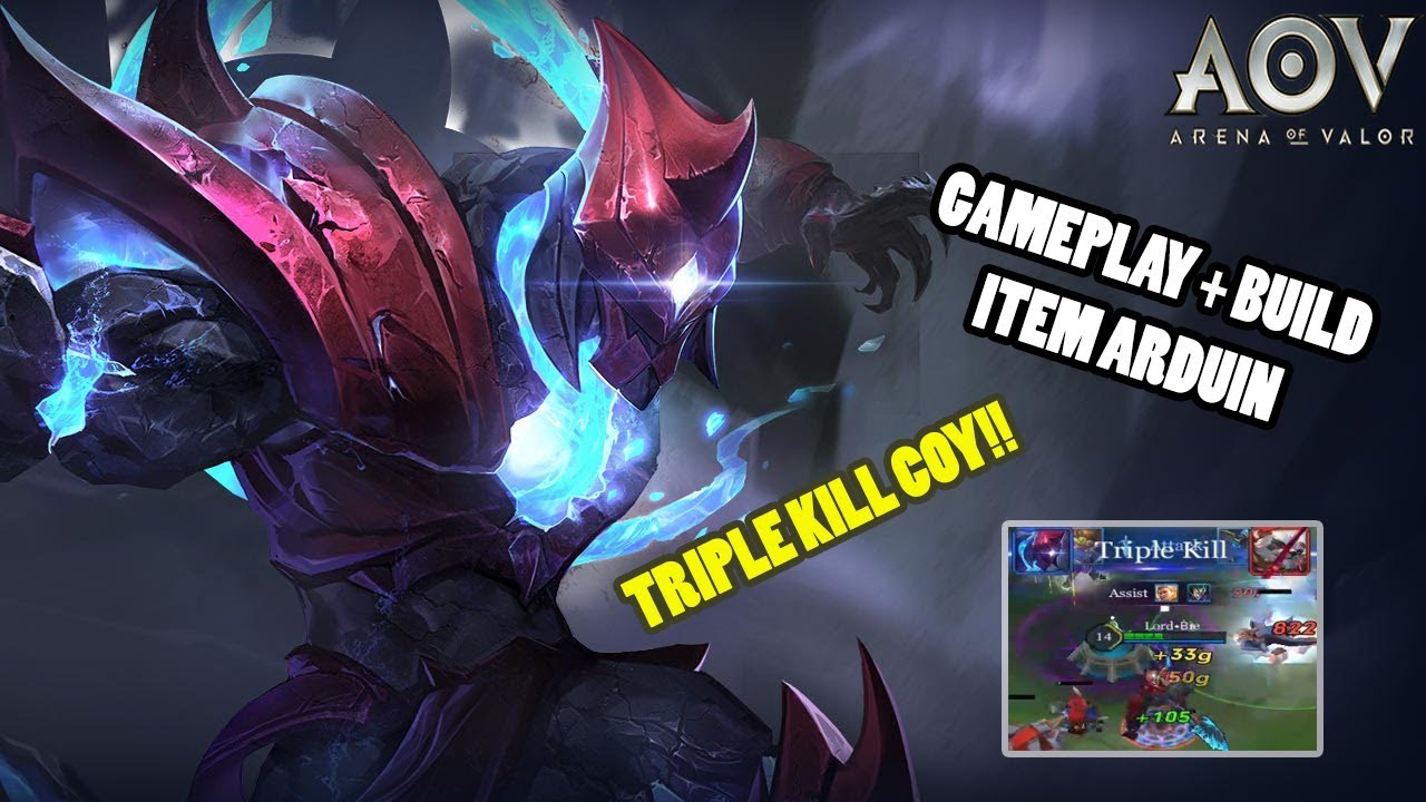 Arduin Gameplay + Build Item Efektif! Arena Of Valor YouTube