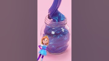DIY Satisfying Slime for Kids! ✨ Princess Power #shorts