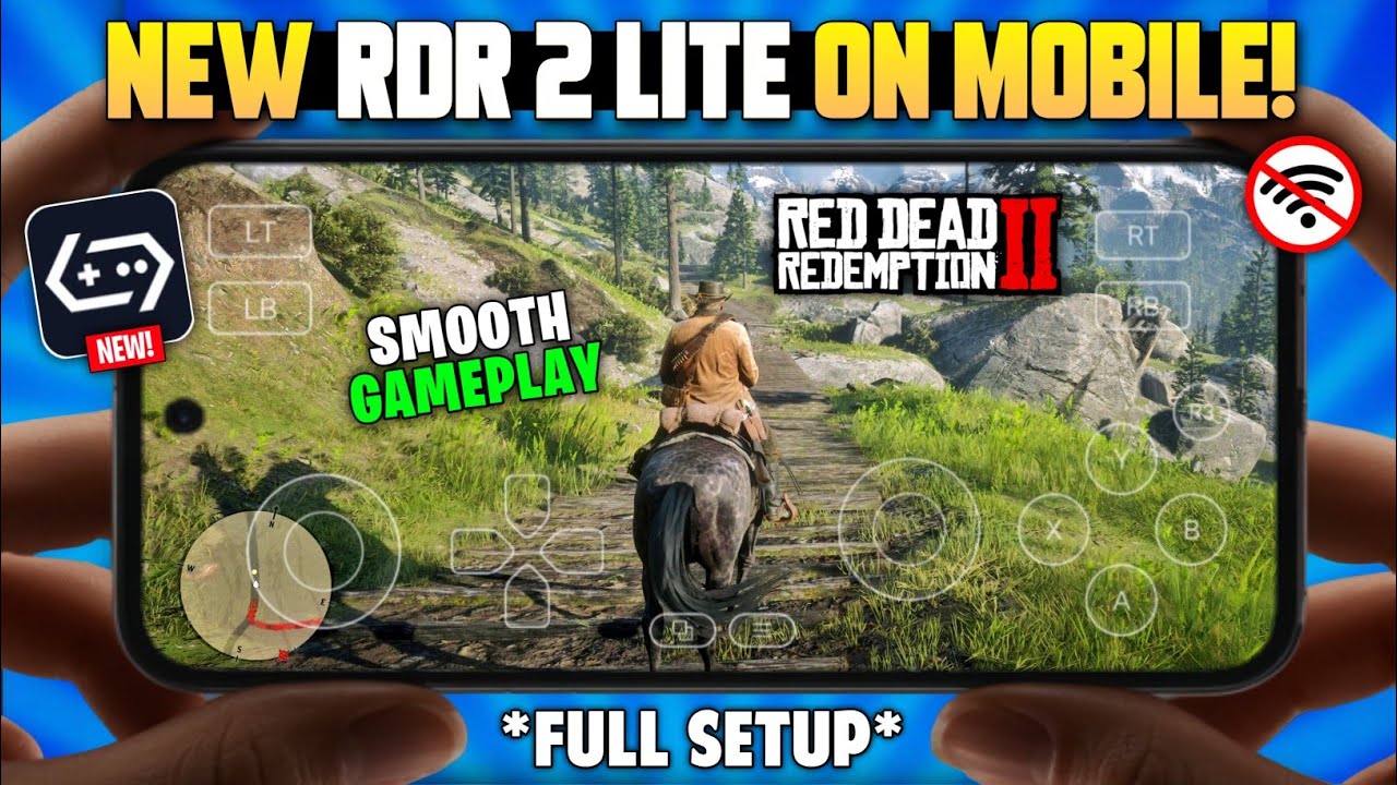 🔥 New Red Dead Redemption Lite Version On Mobile! | RDR 2 Lite Gamehub Setup & Best Settings