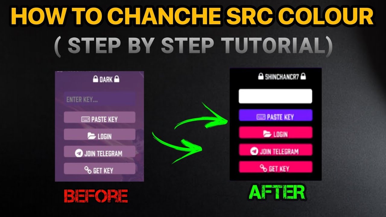 ☠ HOW TO CHANGE COLOUR IN SRC I JUST 10 MINS EASY MUST WATCH 👻 - YouTube
