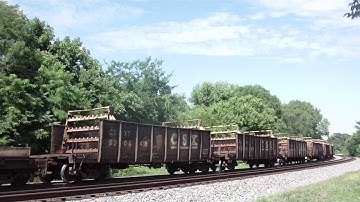 CSX W014 in Hi Def at Shenandoah Junction,WV on 7/15/11