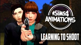 TS4 • ANIMATION • LEARNING TO SHOOT + KISS • УЧИТЬ СТРЕЛЯТЬ + ПОЦЕЛУЙ TS4 • ANIMATION • LEARNING TO SHOOT + KISS • УЧИТЬ СТРЕЛЯТЬ + ПОЦЕЛУЙ