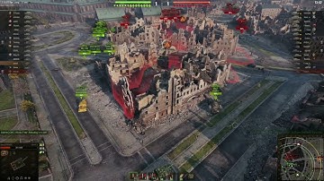 Artillery Strike Reconfigures Town Layout (World of Tanks) Recon Game Mode Random Event