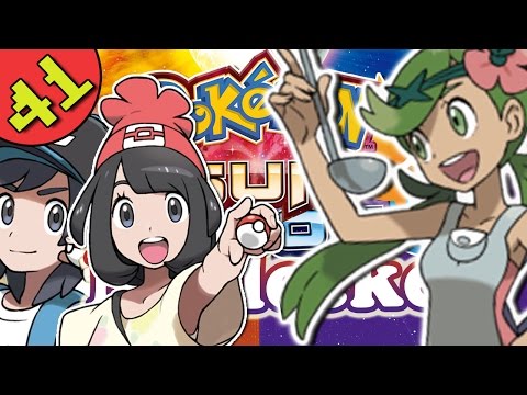 Pokemon Sun and Moon Multiplayer Nuzlocke Part 41 - 4th Island Trial & Trial Captain Mallow!