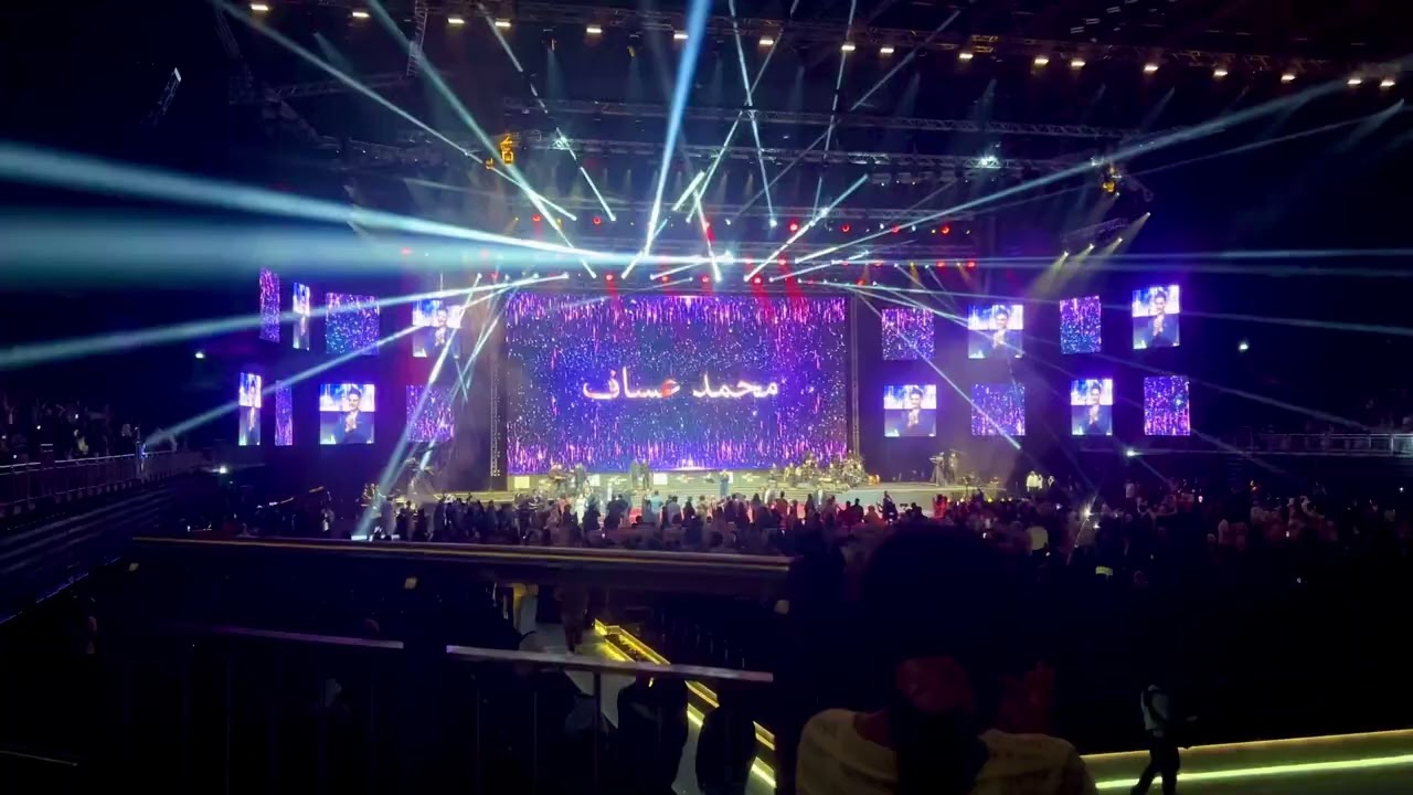 علي الكوفية ❤️ #محمد_عساف / حفل صناع الامل في دبي 2026