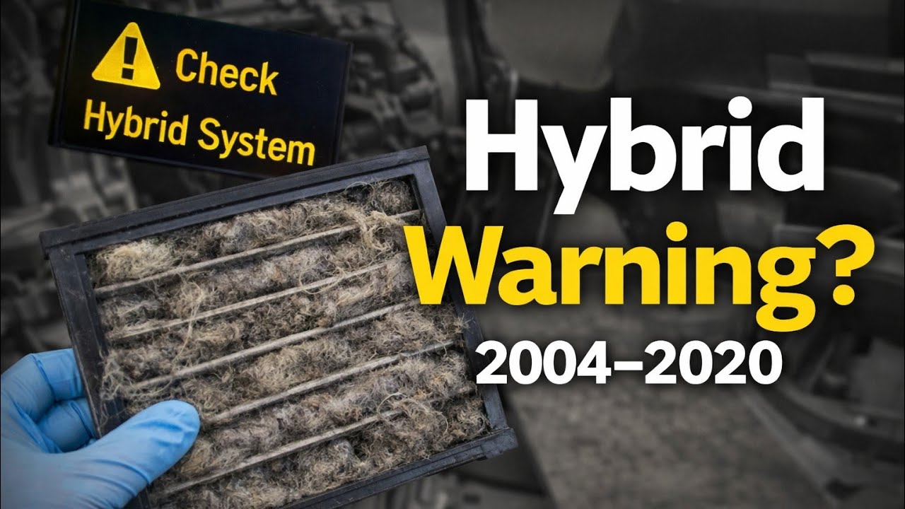 Предупреждение системы Toyota Check Hybrid? Вот решение проблемы со скрытым фильтром.