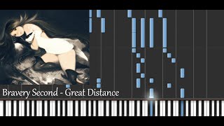 Bravery Second - Great Distance [Piano][60fps][Synthesia][By kamito]