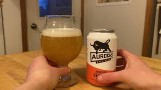 Gluten Free Beer: Aurochs Brewing Hazy IPA