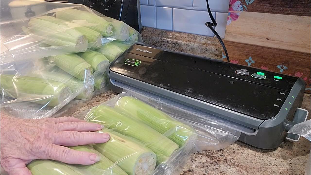 How To Vacuum Seal Sweet Corn For The Freezer YouTube