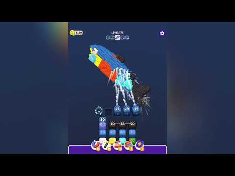 Cube Land Hard Puzzle Game Level 176  Walkthrough and Solution
