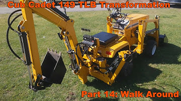 Cub Cadet 149 TLB Transformation Part 14 - Completed!