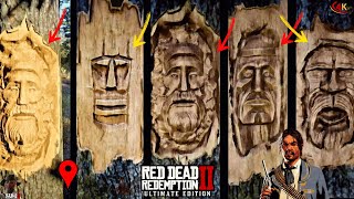RDR2 Location FACES IN TREES red dead redemption 2