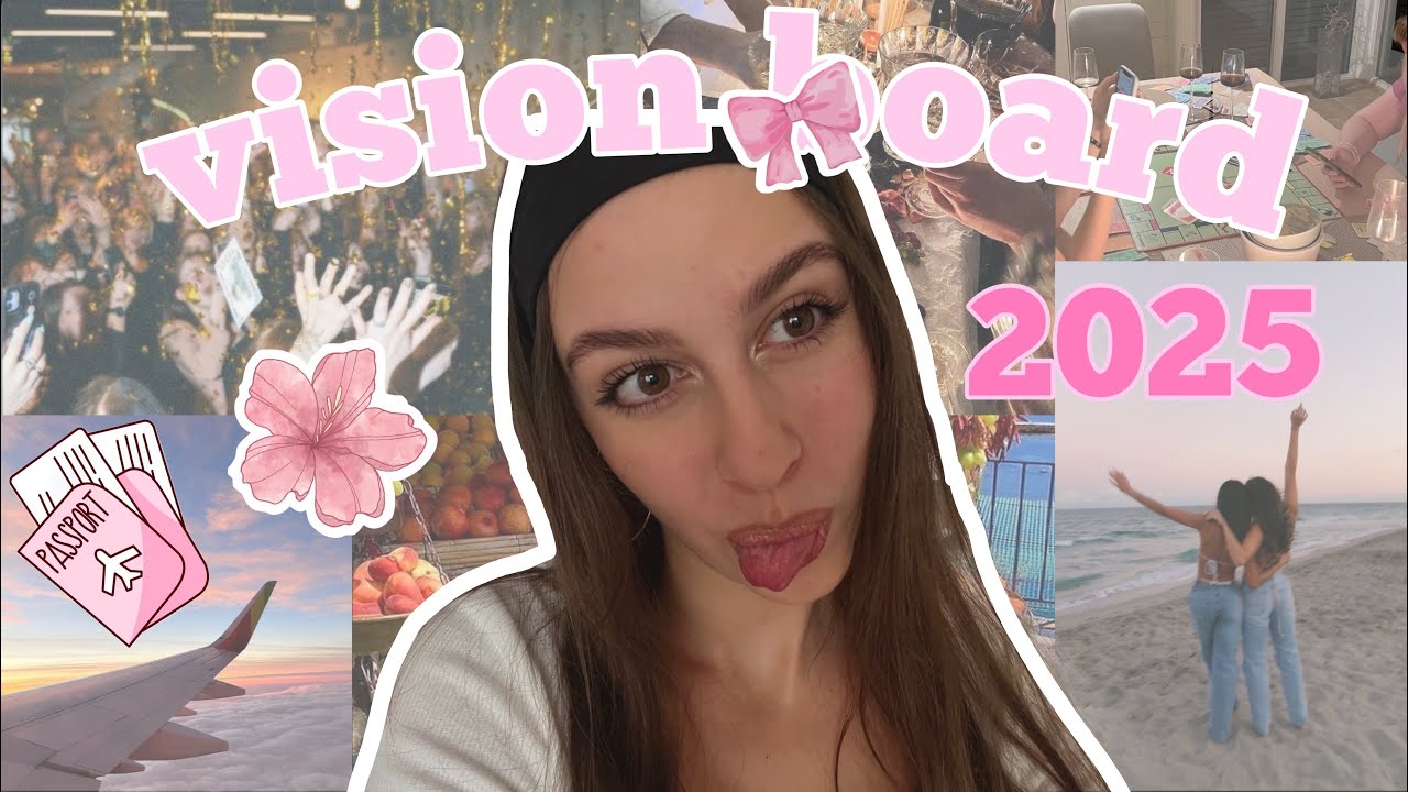 POJĎ SI SE MNOU VYTVOŘIT VISION BOARD 2025🫶🏻🌟 (a povídat si)