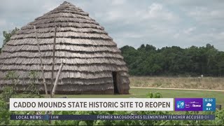 Caddo Mounds State Historic Site to celebrate new visitor center, traditional grass house after 2019