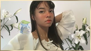 BROWN GIRL TRIES IGARI MAKEUP 🌼💮 Cute Japanese makeup with Studio Ghibli 間 🌿