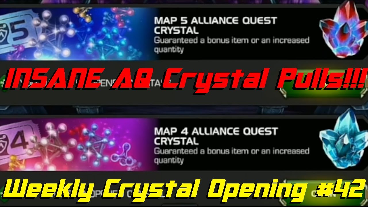 INSANE Alliance Quest Crystal Pulls!!! | Weekly Crystal Opening #42!!! | MCOC
