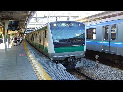 東京臨海高速鉄道 りんかい線  JR東日本 E233系7000番台 宮ハエ106編成 10両編成  各駅停車 新木場行  大崎駅 7番線を発車