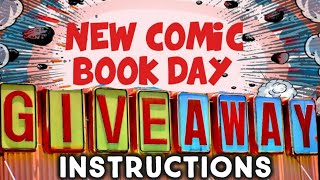 #comicbooks #NCBD #giveaway New Comic Book Day!  Giveaway Instructions! Comic Rambling!