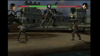 Mortal Kombat Vs Dc Universe. Sonya Blade Vs Kano Xbox 360 Ps 3