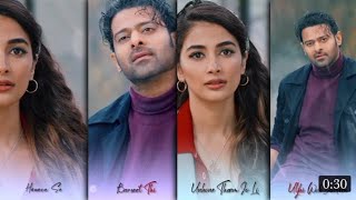 Aashiqui Aa I Whatsapp Status Asthetic Arjit Singh Radhe Shyam Movie Prabhas And Pooja Status