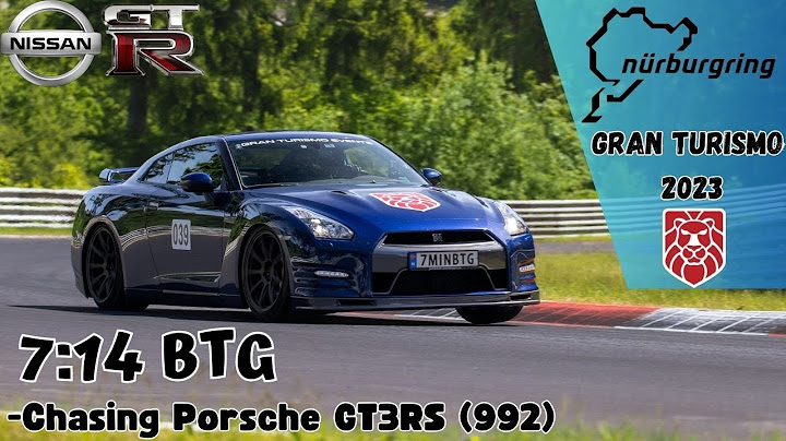 Nissan GT-R | Nürburgring | Gran Turismo 2023 | 7:14 chasing 992 GT3RS