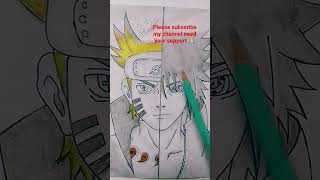 #how to draw Naruto #please_subscribe_my_channel #supportme , anime drawing shorts.