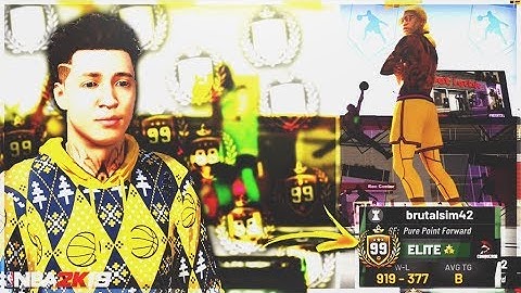 99 OVERALL PURE POINT FORWARD vs the BEST STRETCH BIG on NBA2K19