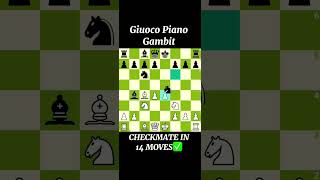 CHECKMATE IN 40 Moves✅  Giuco Piano TRAP Chess Gambit #chesstraps #chess