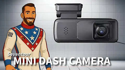 Seventour DR-1 Mini Dash Cam - 2K HD Camera & Wide Angle, Built-in WiFi Wireless with APP Control p