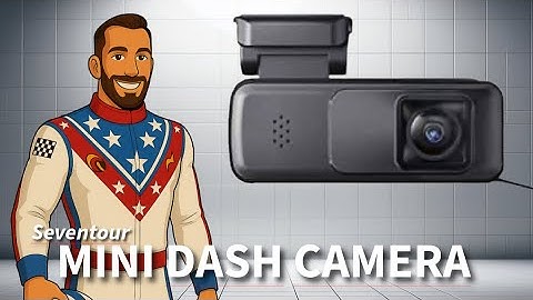 Seventour DR-1 Mini Dash Cam - 2K HD Camera & Wide Angle, Built-in WiFi Wireless with APP Control p