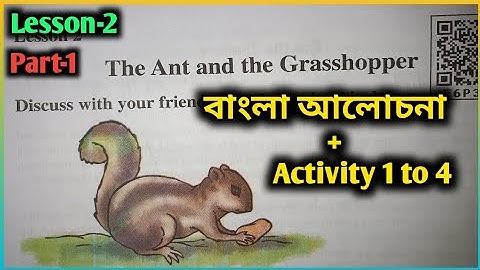 The ant and the grasshopper