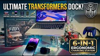 Clean Up Your Desk! Transformers 6-in-1 Adjustable Laptop Stand + Qi2 Charging